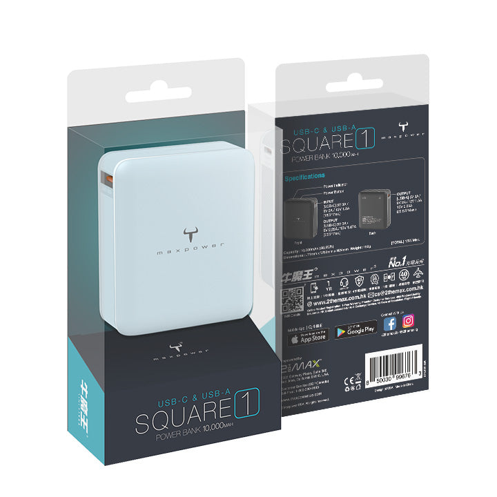 牛魔王 - SQUARE1 10,000mAh 外置充電器
