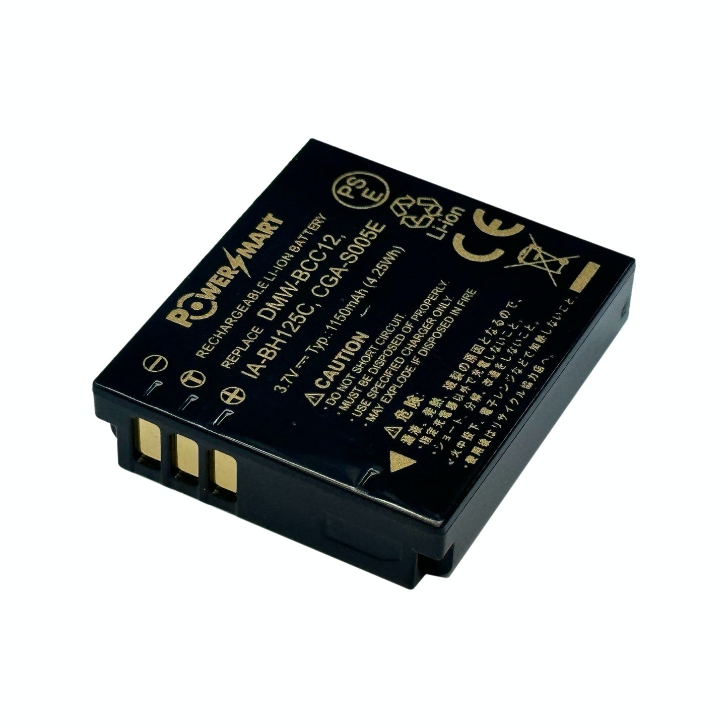 PowerSmart - Panasonic DMW-BCC12 CGA-S005E Ricoh DB-60 DB-65 Leica BP-DC4 相機代用電池