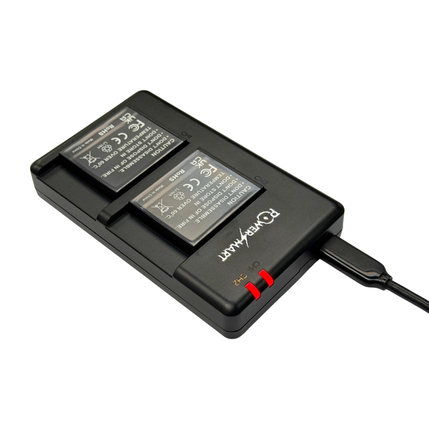 PowerSmart – Ricoh GR IV DB-120 兩位電池充電器, USB-C 輸入