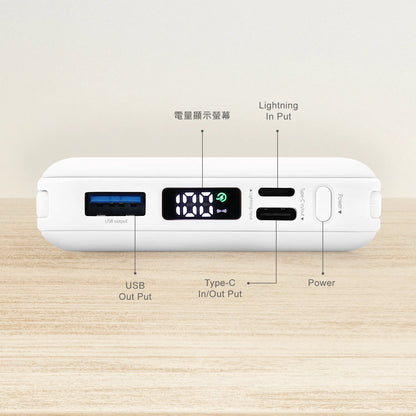 Garmma - Chiikawa 吉伊卡哇 磁吸帶線五合一行動電源 - 好朋友