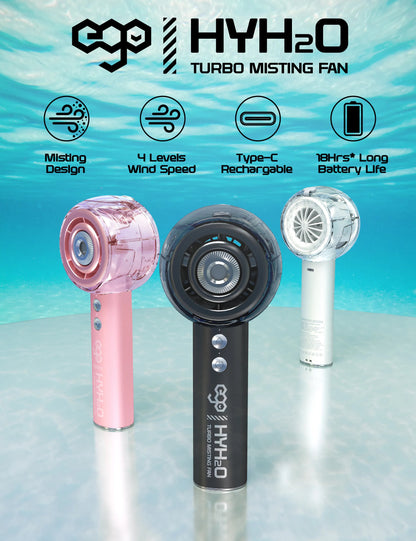 EGO - HyH2O 噴霧 水冷 手提風扇