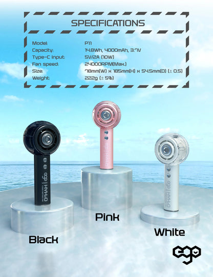 EGO - HyH2O 噴霧 水冷 手提風扇