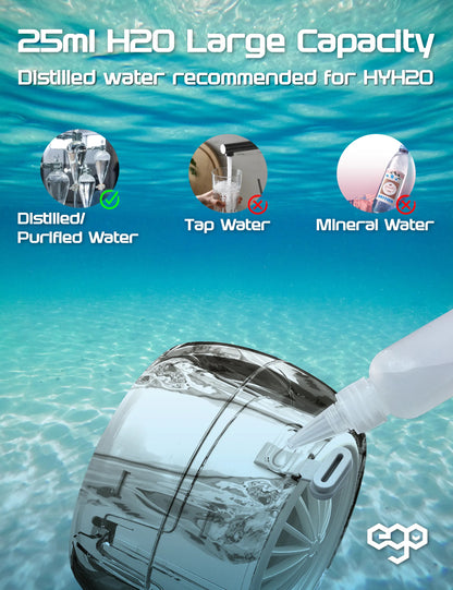 EGO HyH2O 噴霧 水冷 手提風扇 (粉紅色)