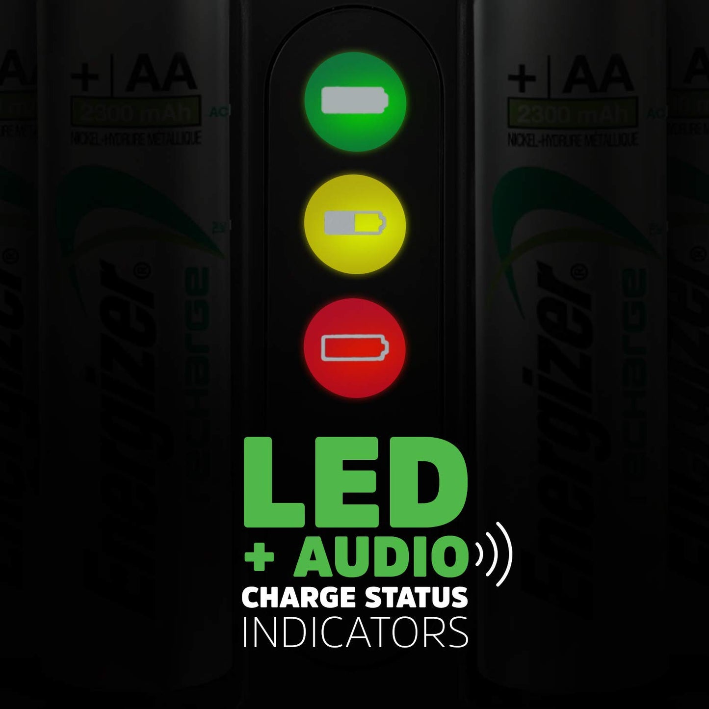 勁量-AA/AAA專業型充電器 連 4x AA 2000mAh充電池套裝