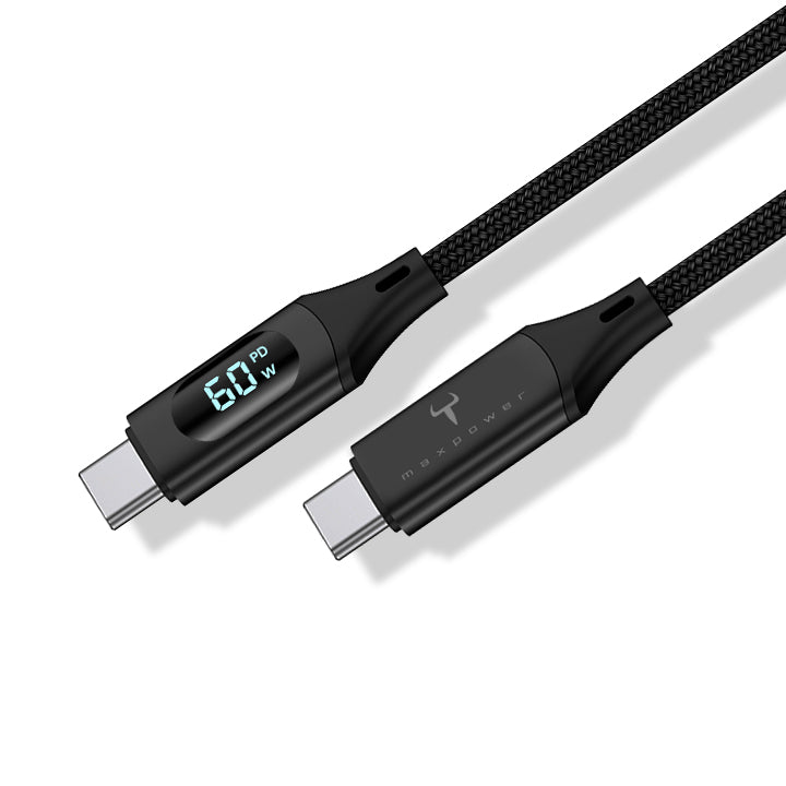 牛魔王 - ER60D Display顯示 USB-C 數據充電線 PD60W