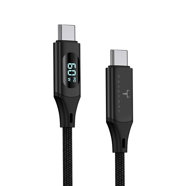 牛魔王 - ER60D Display顯示 USB-C 數據充電線 PD60W
