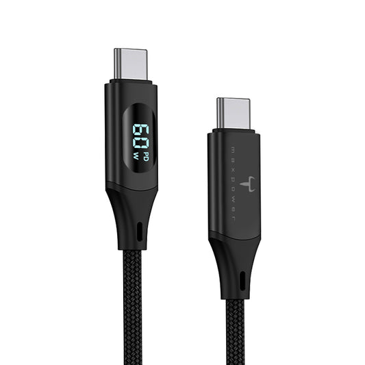 牛魔王 - ER60D Display顯示 USB-C 數據充電線 PD60W