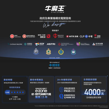 牛魔王 - JL270P 162W 27,000mAh 高容量 筆電 外置充電器(CCC版本)