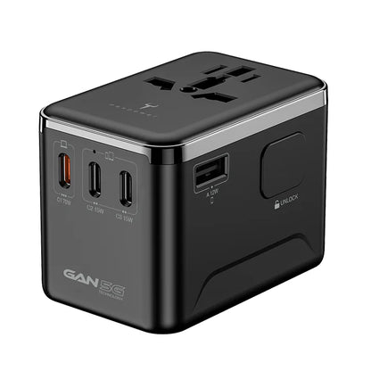 牛魔王 - JP700G GaN 70W 4位USB 充電旅遊插座