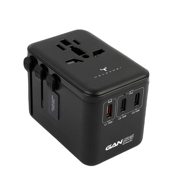 牛魔王 - JP700G GaN 70W 4位USB 充電旅遊插座