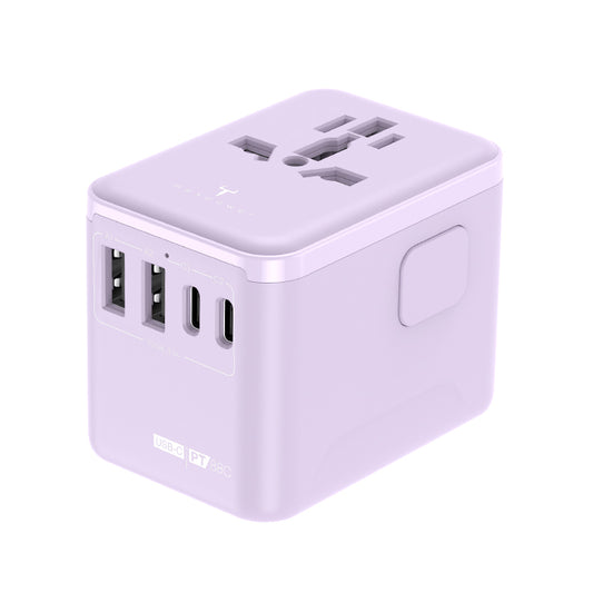 牛魔王 - PT88C USB-C 4 位充電旅遊插座 - 紫色