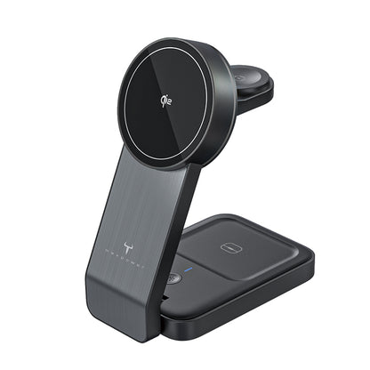 牛魔王 - QD882G Qi2 3合1 磁力無線充電座(可摺合) iPhone / Apple Watch / Airpods