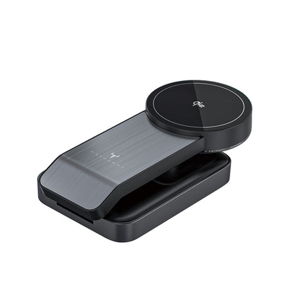 牛魔王 - QD882G Qi2 3合1 磁力無線充電座(可摺合) iPhone / Apple Watch / Airpods