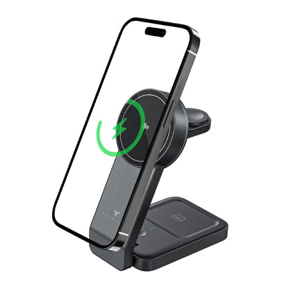 牛魔王 - QD882G Qi2 3合1 磁力無線充電座(可摺合) iPhone / Apple Watch / Airpods