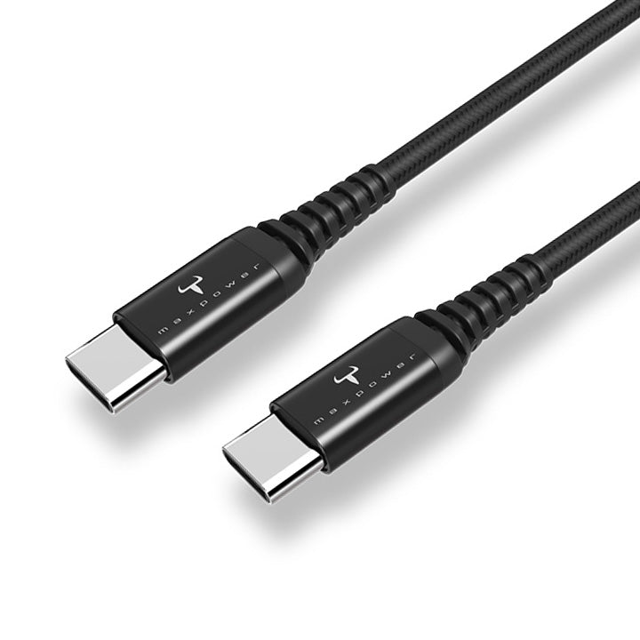 牛魔王 - RE110C USB-C 至 USB-C 快速數據充電線 PD 60W (黑色)