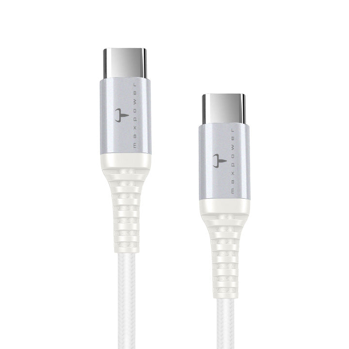 牛魔王 - RE110C USB-C 至 USB-C 快速數據充電線 PD 60W (白色)