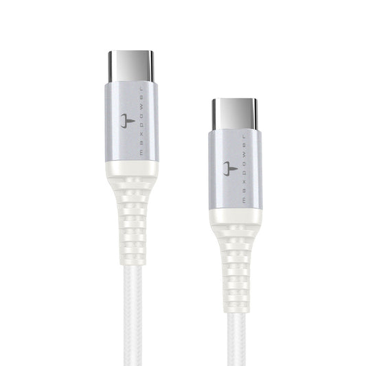 牛魔王 - RE110C USB-C 至 USB-C 快速數據充電線 PD 60W (白色)