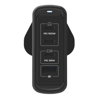 牛魔王 - TG100XV2 100W  4位 GaN USB 快速充電器