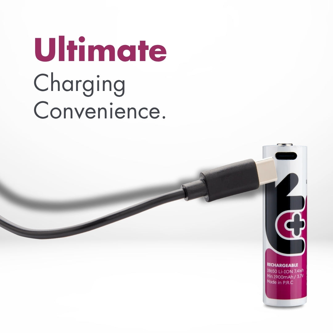 Uniross - 3.7V 18650 USB-C 鋰電 充電池