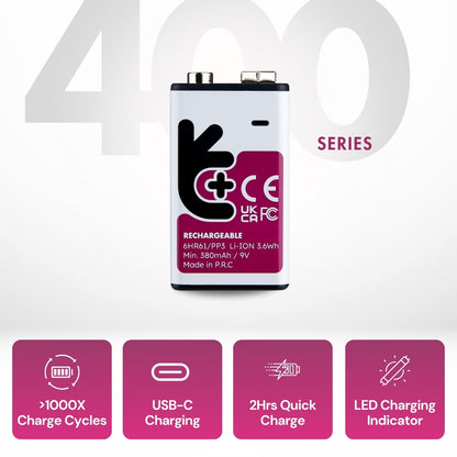 Uniross - 9V USB-C充電 鋰電池