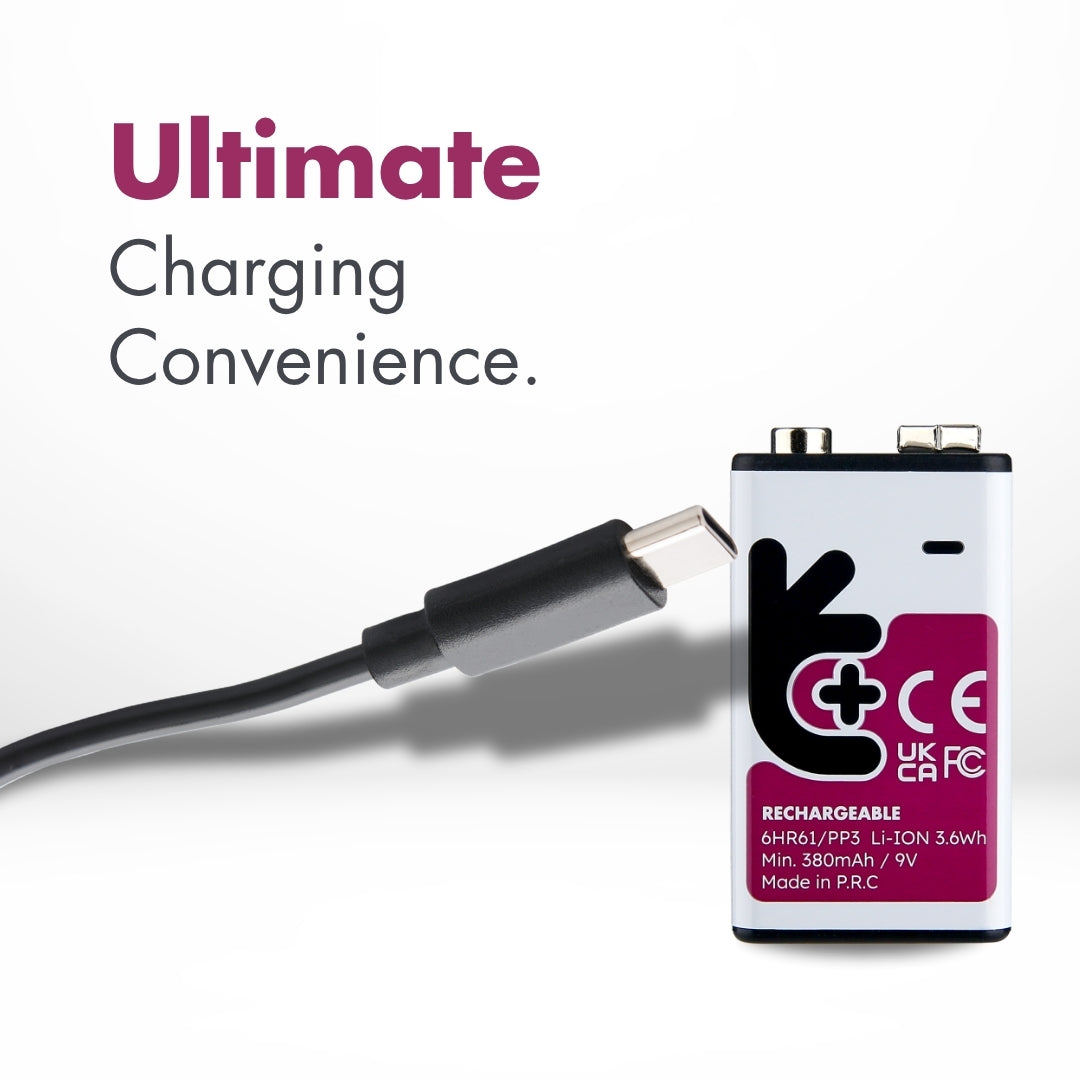 Uniross - 9V USB-C充電 鋰電池