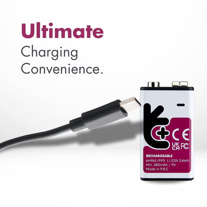 Uniross - 9V USB-C充電 鋰電池