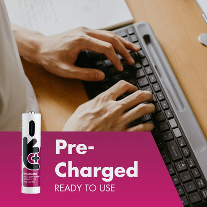 Uniross - 恆壓1.5V AAA USB-C充電 鋰電池 (4粒裝)