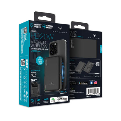 牛魔王 - YS380P 10,000mAh 磁力無線外置充電器