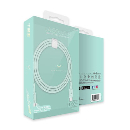 牛魔王 - YY110C 60W USB-C 至 USB-C 快速充電線 (綠色)