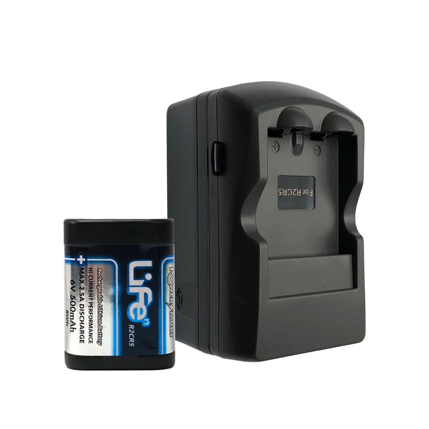 PowerSmart - R2CR5 2CR5 6V 充電池 連充電器套裝