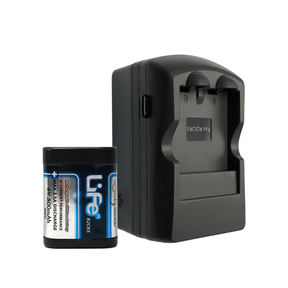 PowerSmart - R2CR5 2CR5 6V 充電池 連充電器套裝