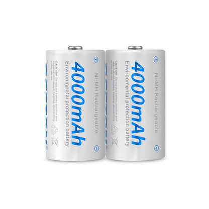 Beston - C型 1.2V 4000mAh 鎳氫充電池 (兩粒裝) C電 中電 R14