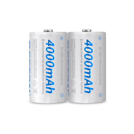 Beston - C型 1.2V 4000mAh 鎳氫充電池 (兩粒裝) C電 中電 R14
