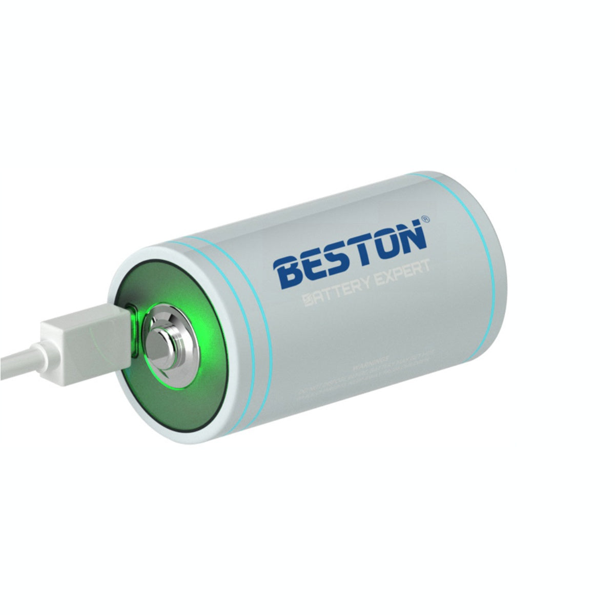 Beston - 恆壓1.5V D型 USB-C 充電池 (1粒裝) 6000mWh 大電充電 鋰電池