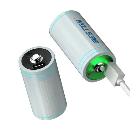 Beston - 恆壓1.5V C型USB-C 充電池 (1粒裝) 3500mWh 中電 鋰電池