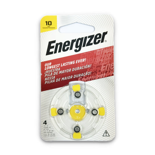 勁量-10 助聽器電池1.4V (4 粒裝), AZ10DPA-4