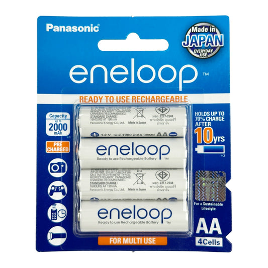 樂聲牌 - eneloop AA 2000mAh 環保充電池 (4粒裝 ) BK-3MCCE/4BT