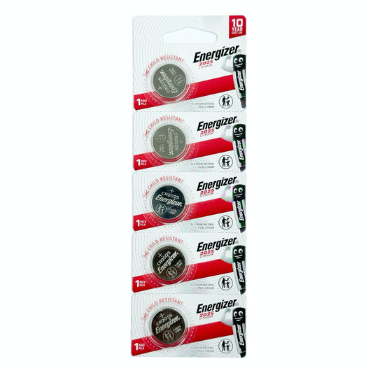 勁量-CR2025 5粒裝 3V 鈕扣型鋰電池 3V E-CR2025