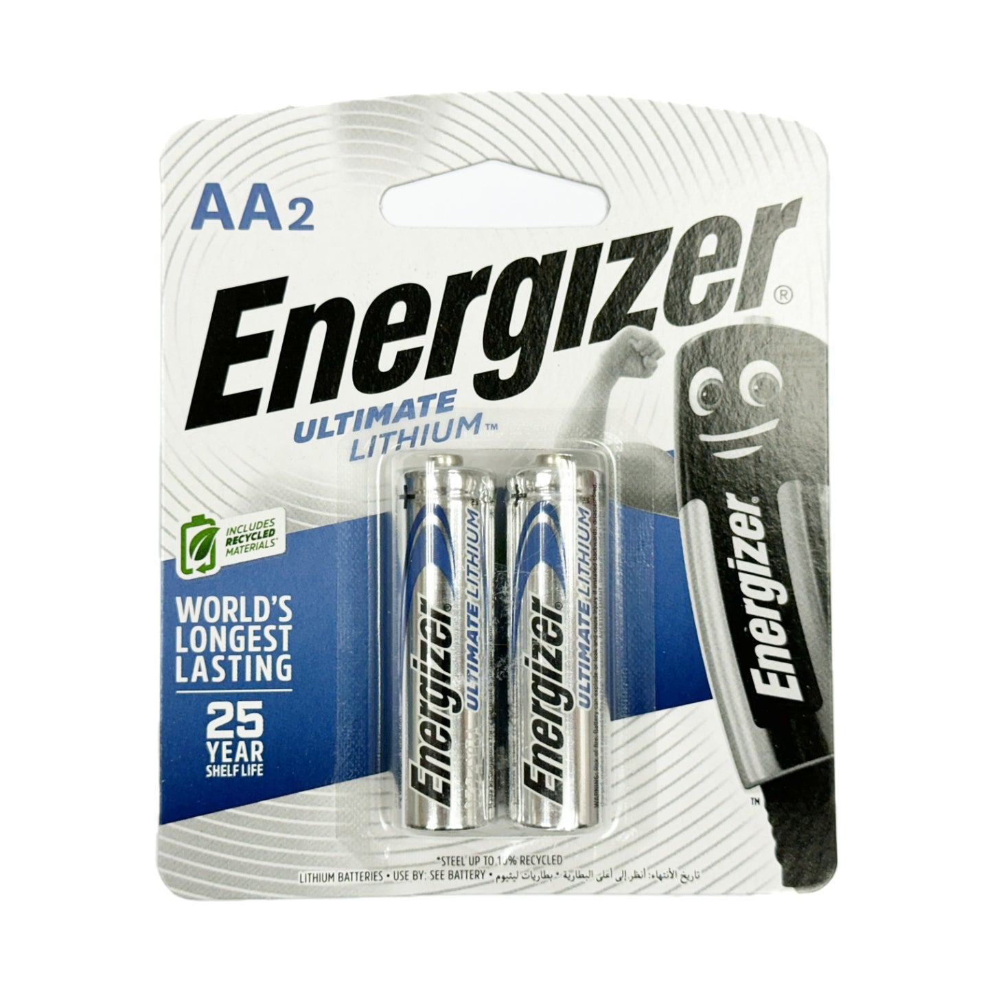 勁量-ULTIMATE LITHIUM™ 鋰電池 AA (2粒裝) (L91 BP2)