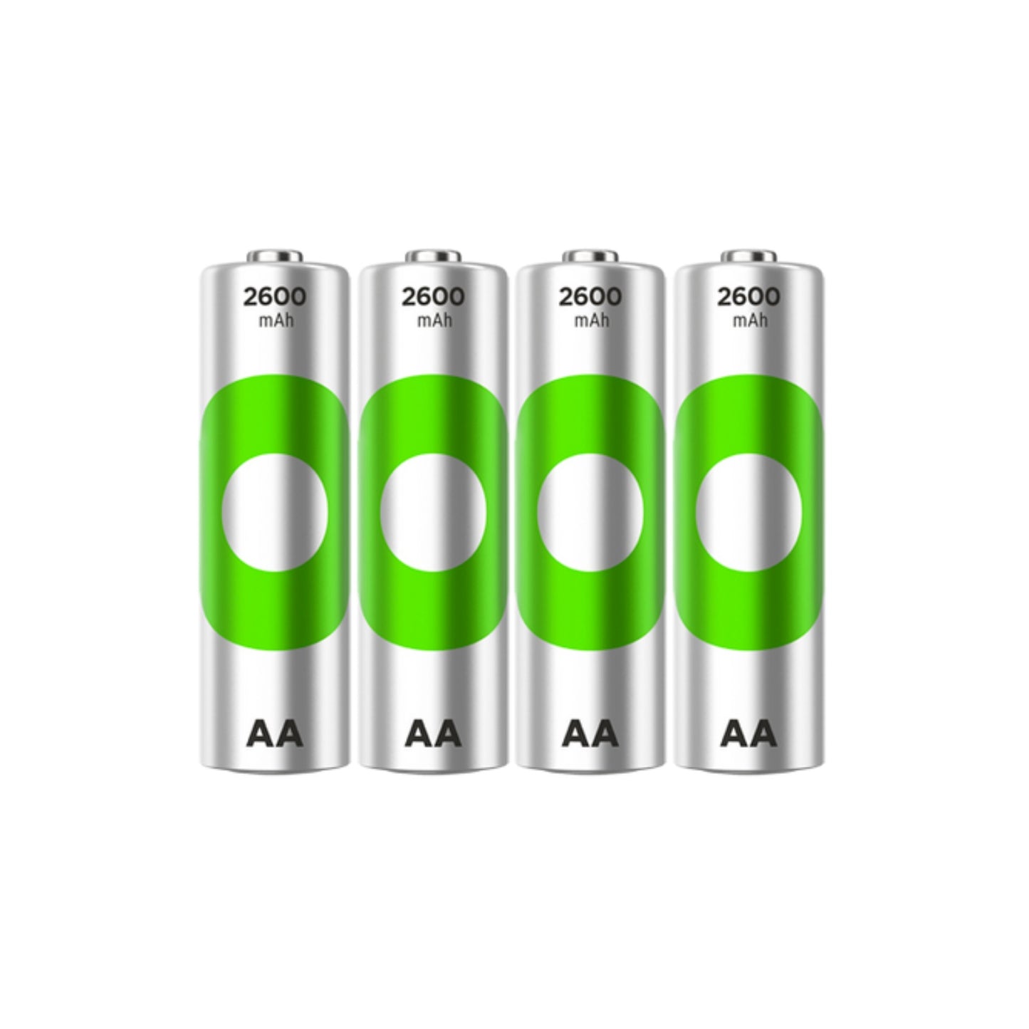 超霸 - GP 綠再快快充充電器 連4粒 AA 2600mAh 鎳氫充電電池