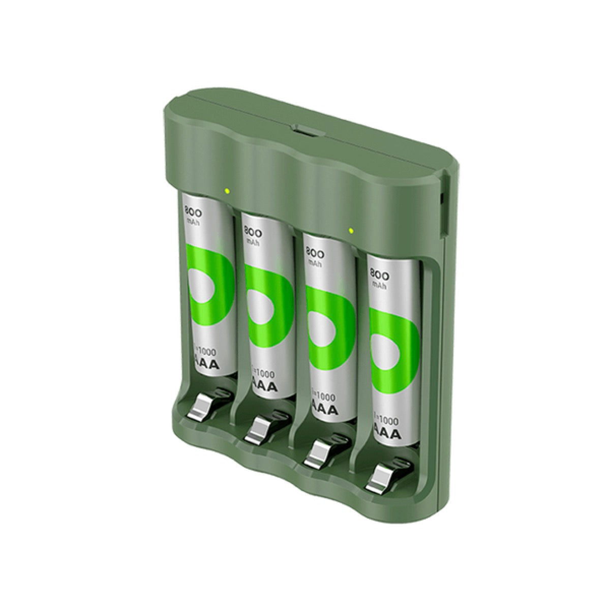 超霸 - GP 綠再每日充AAA充電池+充電器套裝(B421)