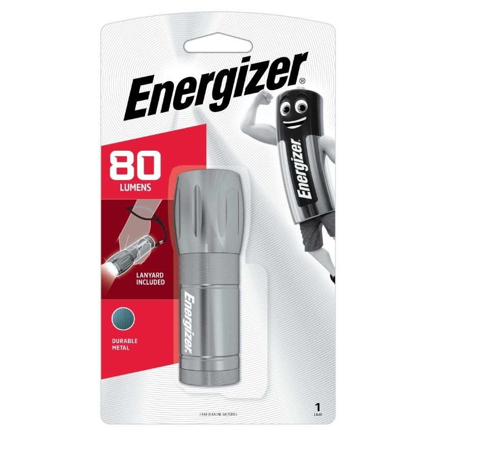 勁量-Energizer LED 金屬小型手電筒 MLHH32 80流明(使用3xAAA電池) 家居電筒