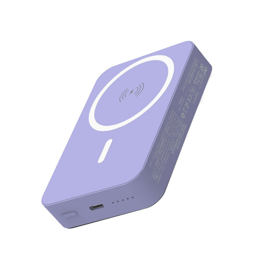 牛魔王 【CCC認証】FW46 10,000mAh 磁力無線外置充電器 (紫色) 支援iPhone MagSafe