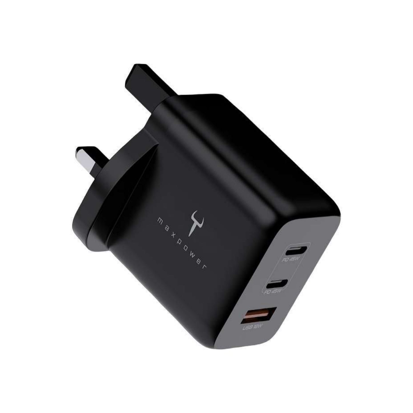 牛魔王 - TG45XV2 45W 3 位 GaN USB 充電器