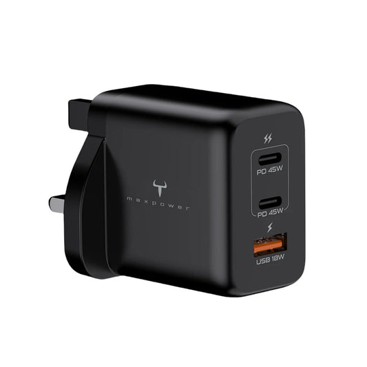 牛魔王 - TG45XV2 45W 3 位 GaN USB 充電器