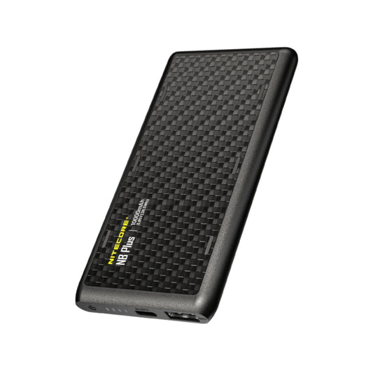 Nitecore - NB Plus 超輕盈 超薄 碳纖面 IPX7防水 戶外 移動電源 10,000mAh
