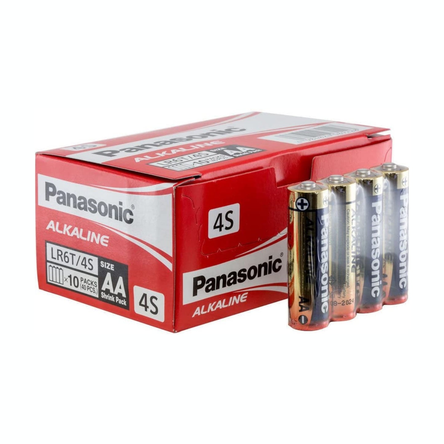 樂聲牌 - AA 鹼性電池 (40粒裝) LR6T/4S