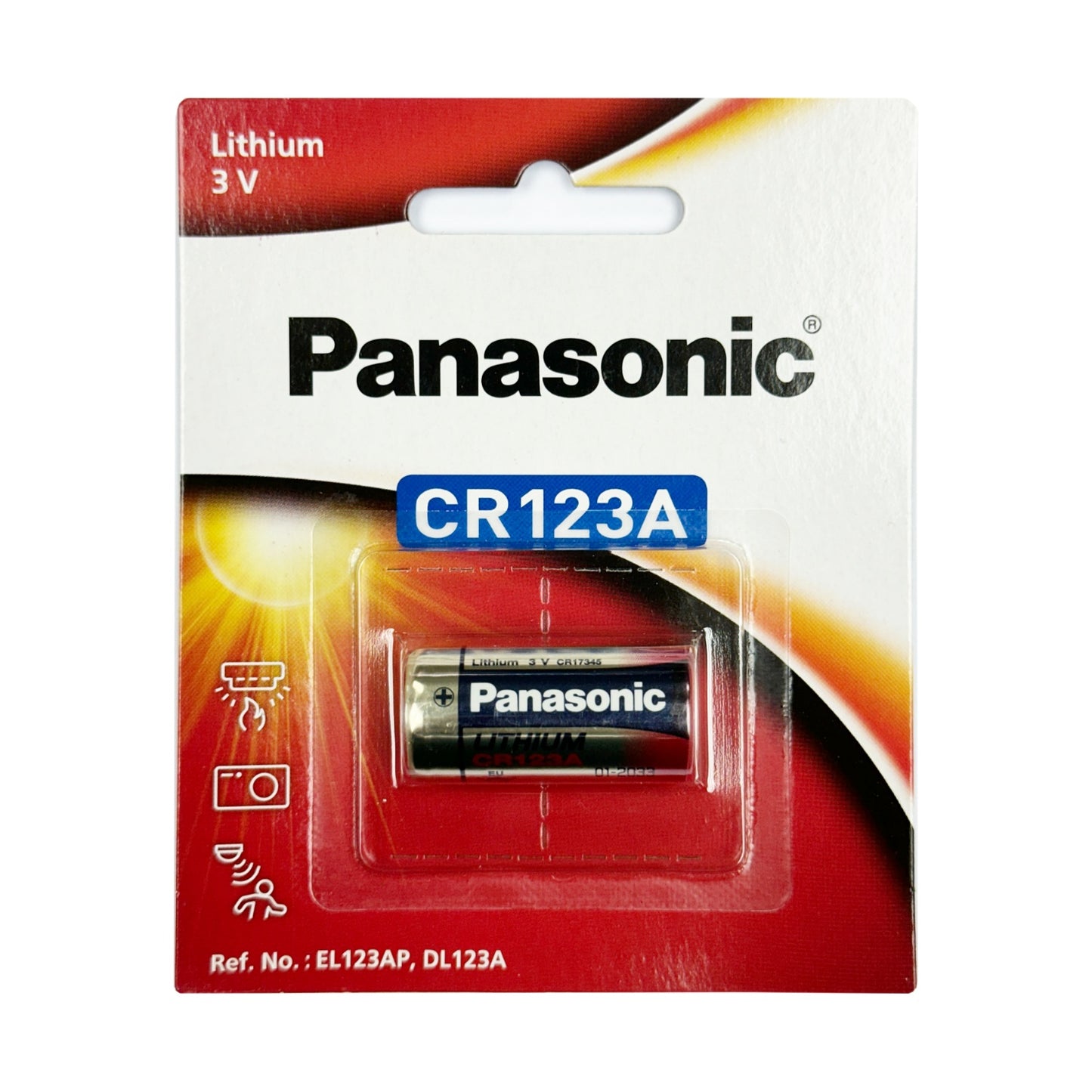 樂聲牌 - CR123A 3V 鋰電池 (1粒裝) CR-123AW/1BE