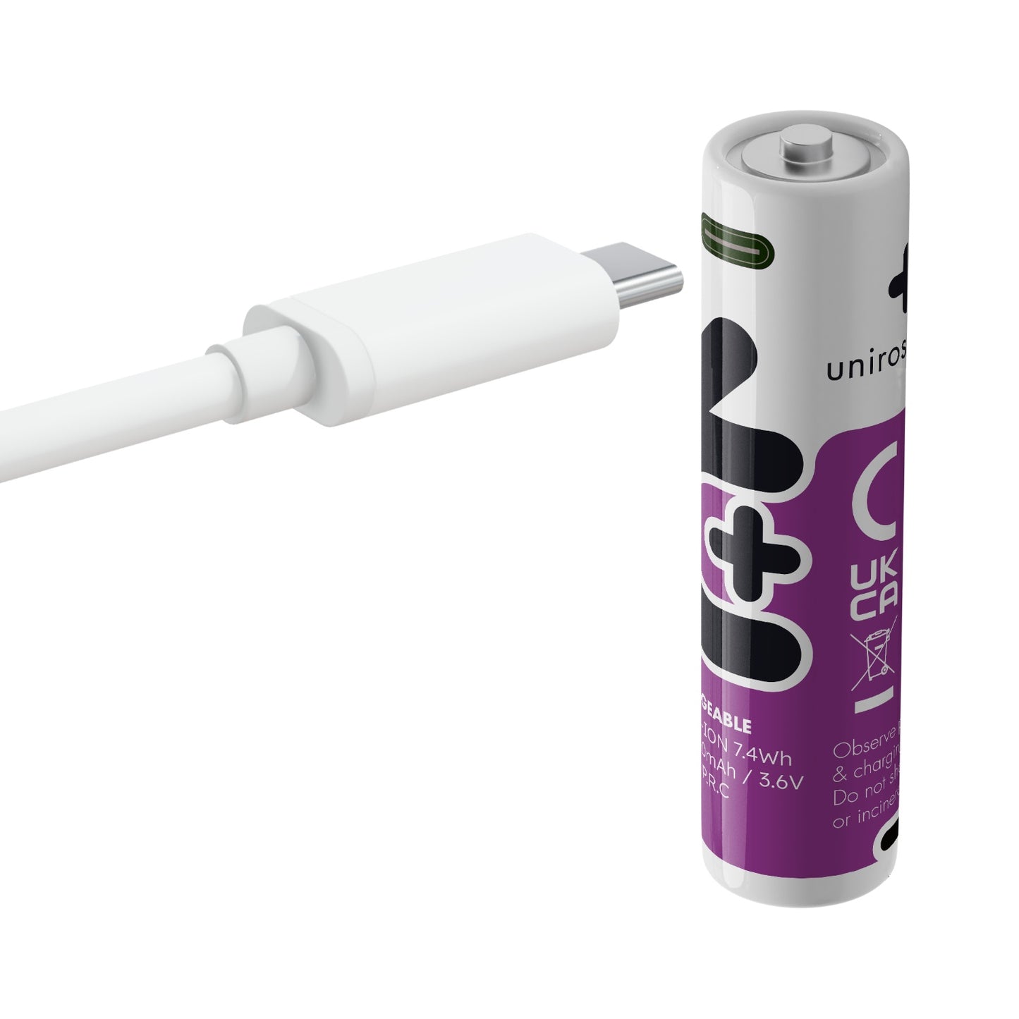 Uniross - 3.7V 18650 USB-C 鋰電 充電池