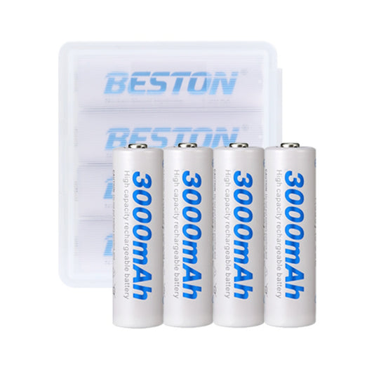 Beston - AA 1.2V 3000mAh (Ni-MH) 鎳氫充電池 (4粒裝)